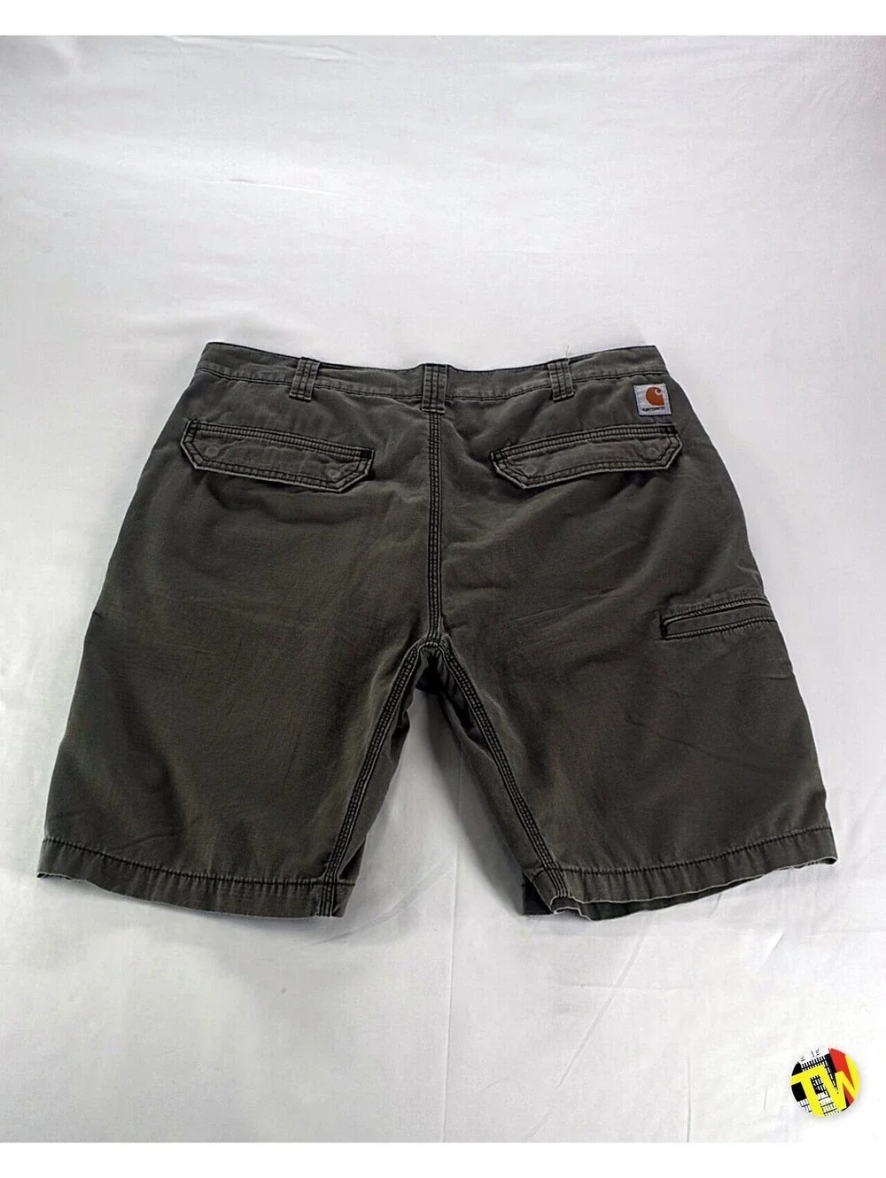 Carhartt Relaxed Fit Work Shorts Faded Black Canvas Utility